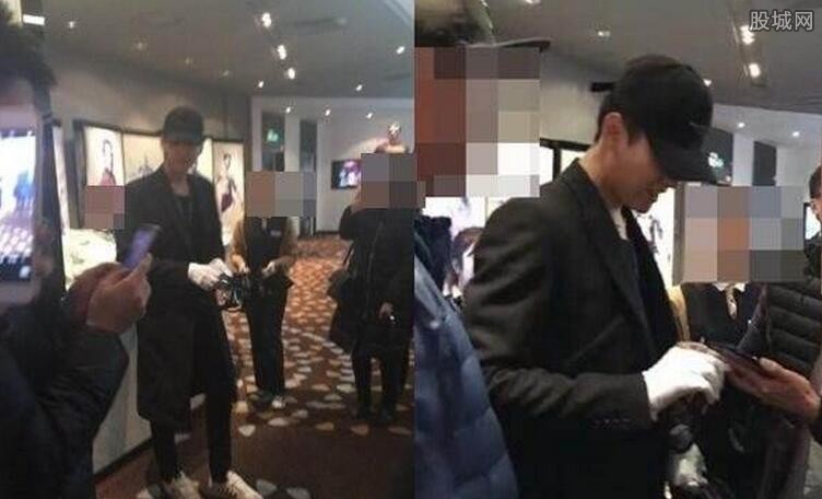 吴亦凡假扮电影院员工