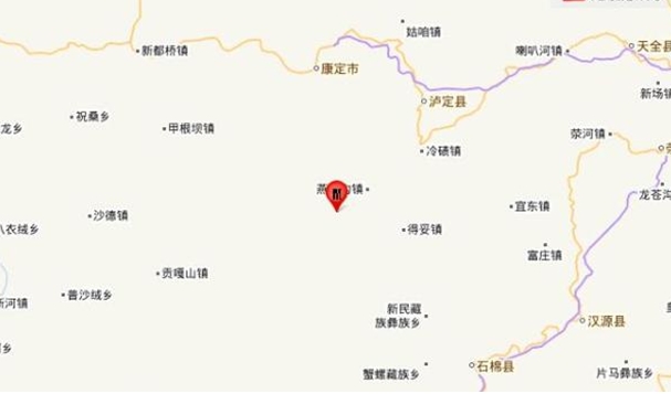四川甘孜州4.8级地震