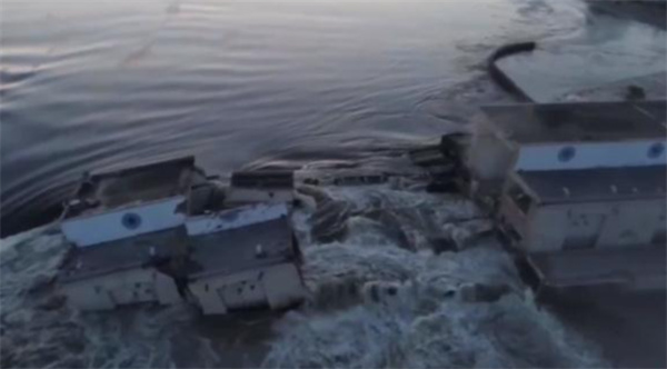 乌克兰一水电站大坝被毁如何处置